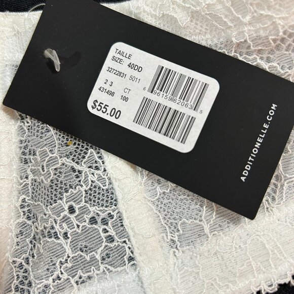 Déesse Lingerie - Balconette Bra w/removable straps - white - NWT - 40DD - Picture 3 of 9